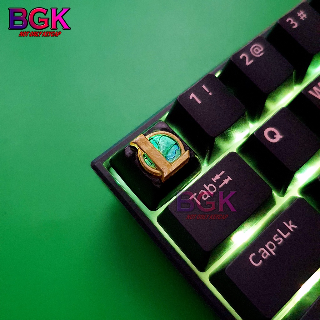 Keycap Lẻ LOL League of Legends LOGO Cực đẹp (keycap artisan, Keycap bàn phím cơ,keycap resin độc lạ )