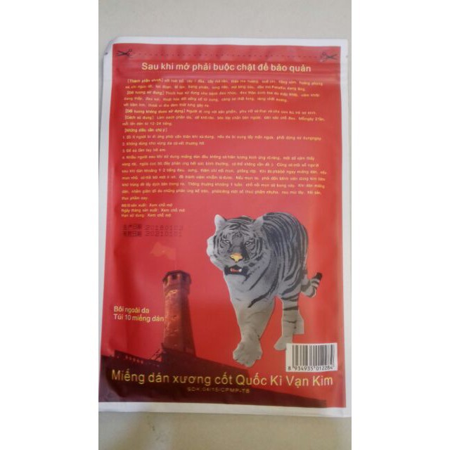 Miếng Dán Quốc Kì Vạn Kim