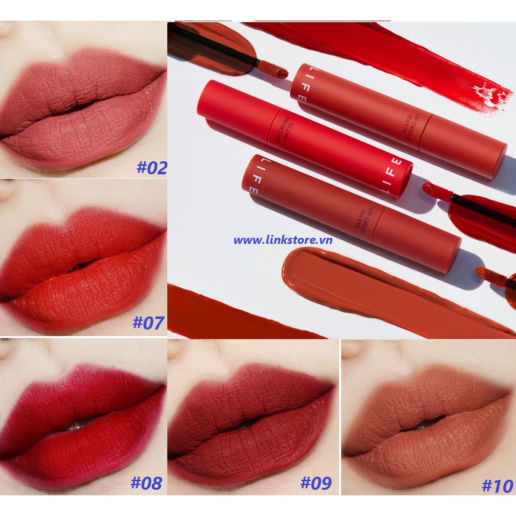 Son Kem Lì It's Skin Lip Crush Matte Life Color