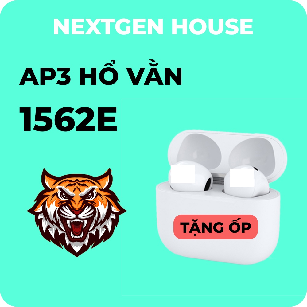 Tai Nghe Không Dây AP3 Hổ Vằn 1562E (Pin 10H), Âm Thanh Không Gian Thực, Nâng Cấp Micro, Không Delay