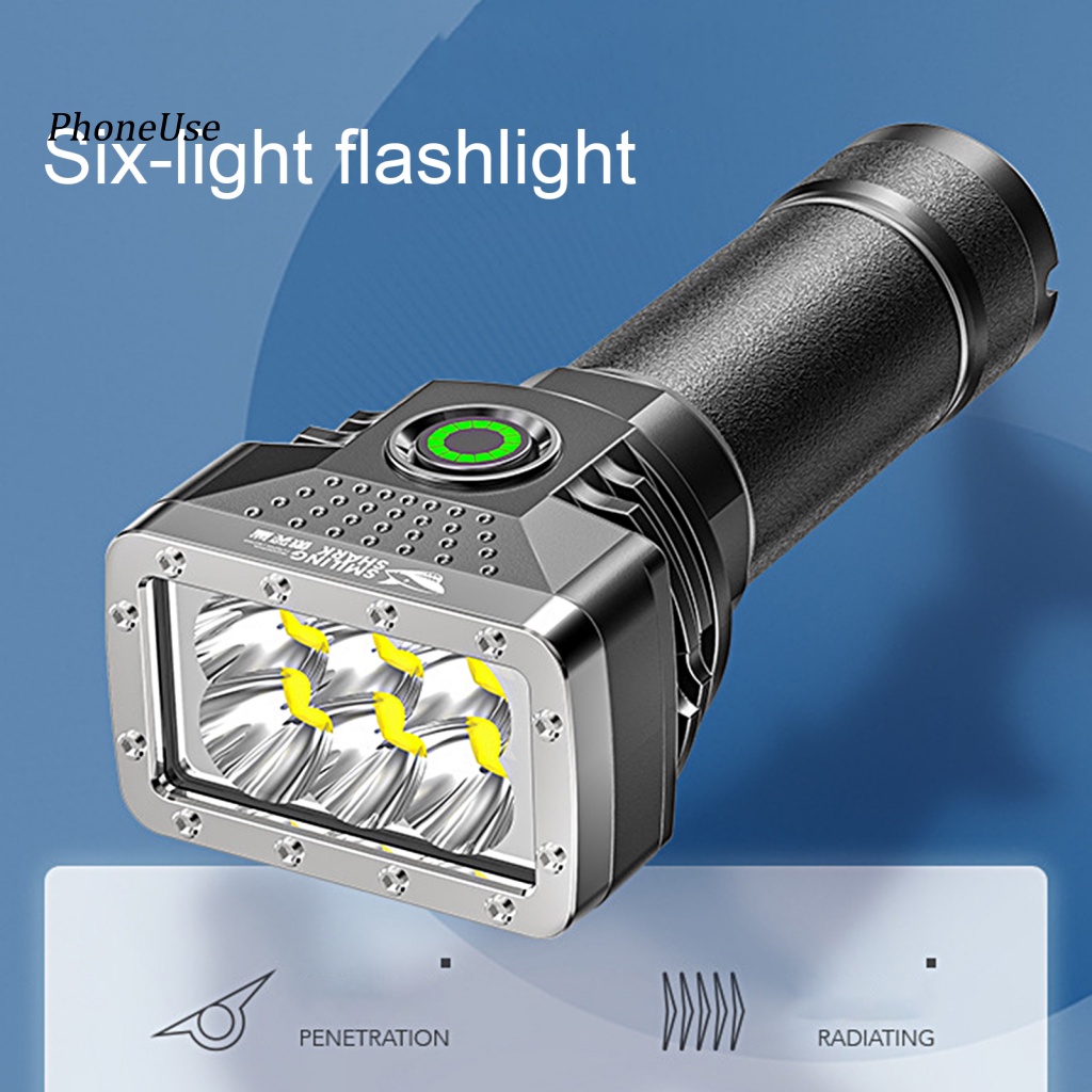 1 Bộ Đèn Pin LED Siêu Sáng, Có Thể Điều Chỉnh Bốn Tốc Độ