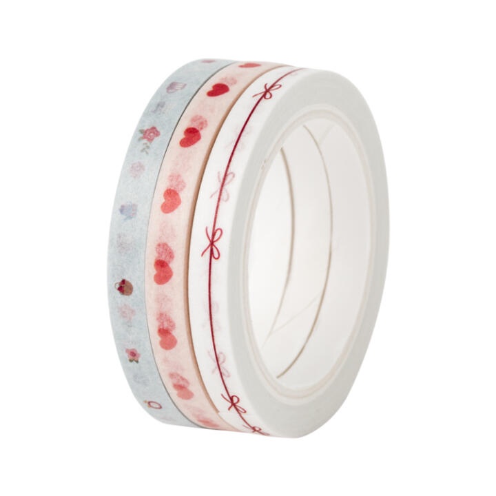 Set 3 Cuộn Băng Keo Trang Trí ARTBOX Hàn Quốc 5mm Họa Tiết Nhỏ Xinh
