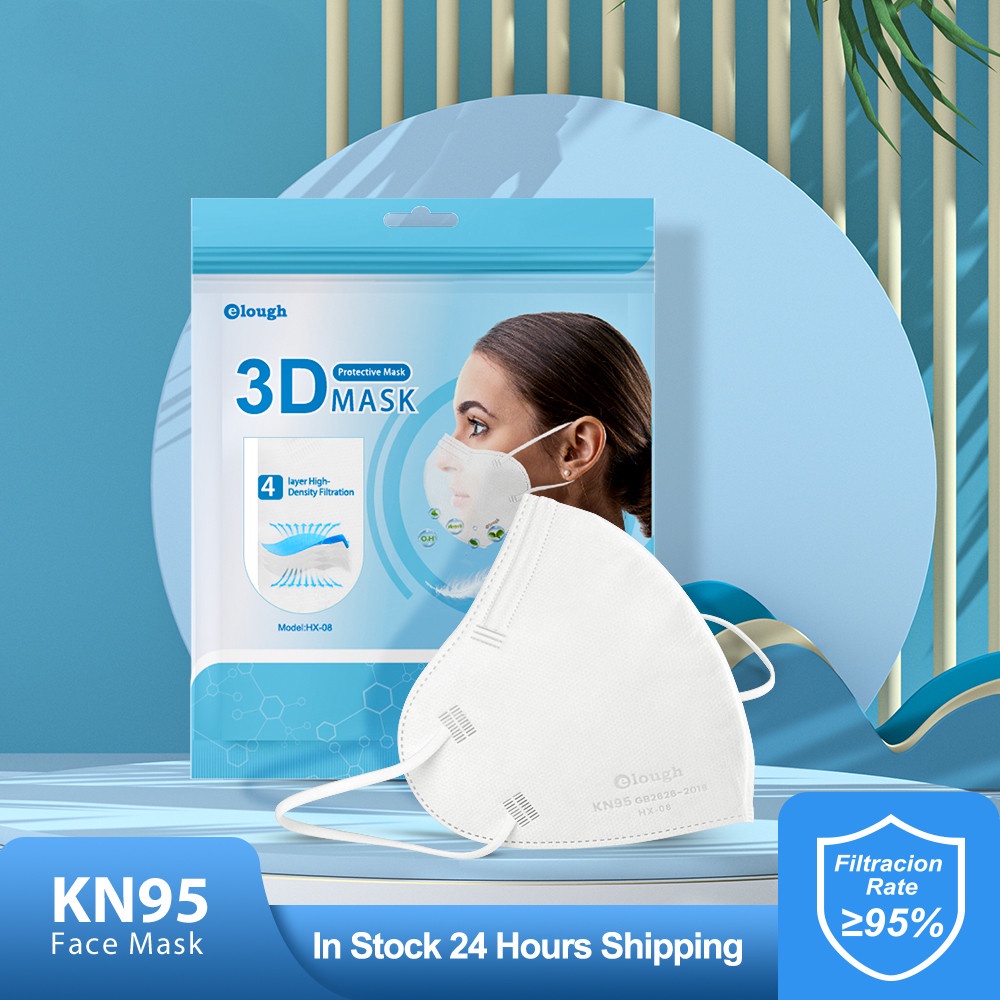Set 10-50 Khẩu Trang Kn95 4 Lớp Bảo Vệ Mặt FFP2 Dành Cho Người Lớn