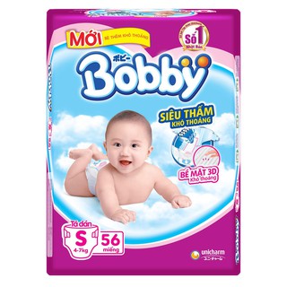 Tã dán Bobby size S56 (mẫu mới)