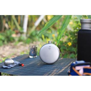Keith Ti9302 - Bình Đựng Rượu Titanium Roud Flask