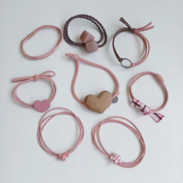 Cột Tóc Hàn Quốc Nữ Xì Teen Đủ Loại