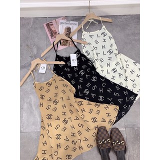 Set yếm quần ống rộng