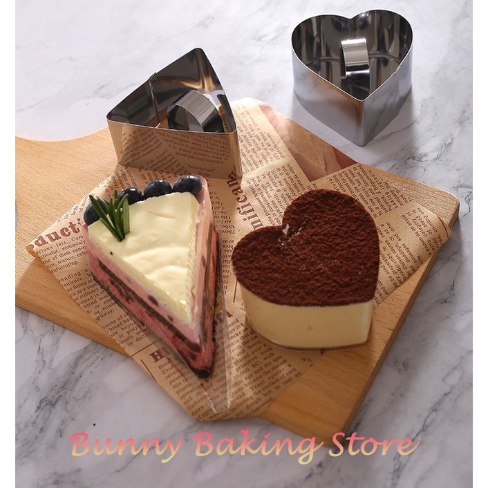 Khuôn ring mousse mini kèm nắp nhấn