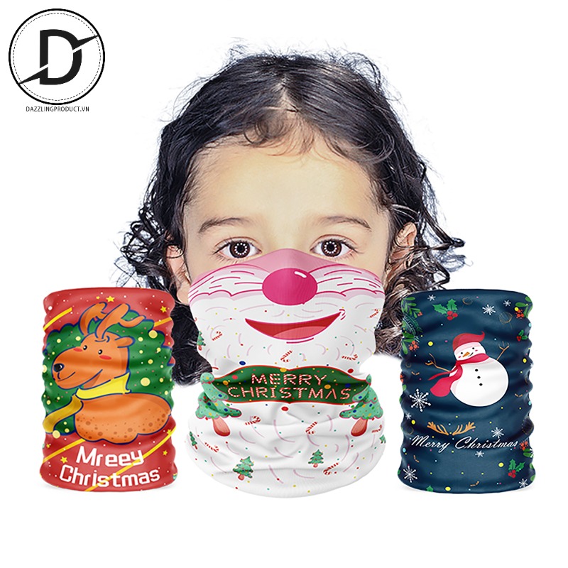 Christmas Magic Mask for Kids and Adults Sports Mask Outdoor Scarf Neck Xmas Decoration