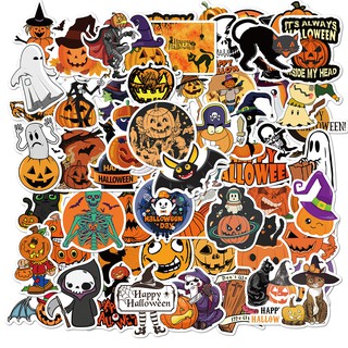 Bộ 50 / 100 miếng sticker trang trí halloween