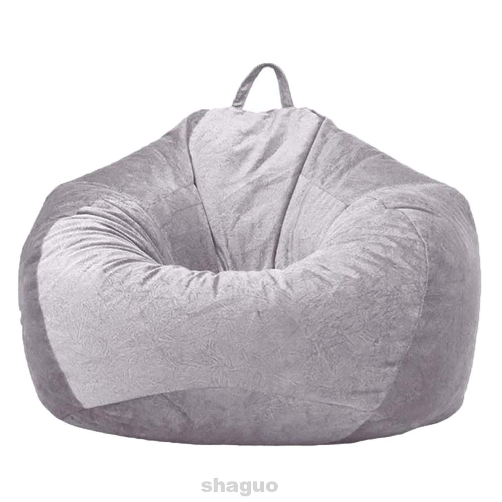 Home Large Living Room Dustproof Soft Adult Kids Furniture Parts Without Filling Bean Bag Chair Cover