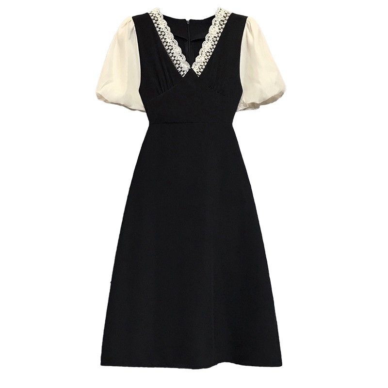 🌸Hàng Order🌸 Váy Bigsize Cổ Ren Tay Voan Dáng Bồng Tiểu Thư Dịu Dàng 🌸Hàng Quảng Châu | BigBuy360 - bigbuy360.vn