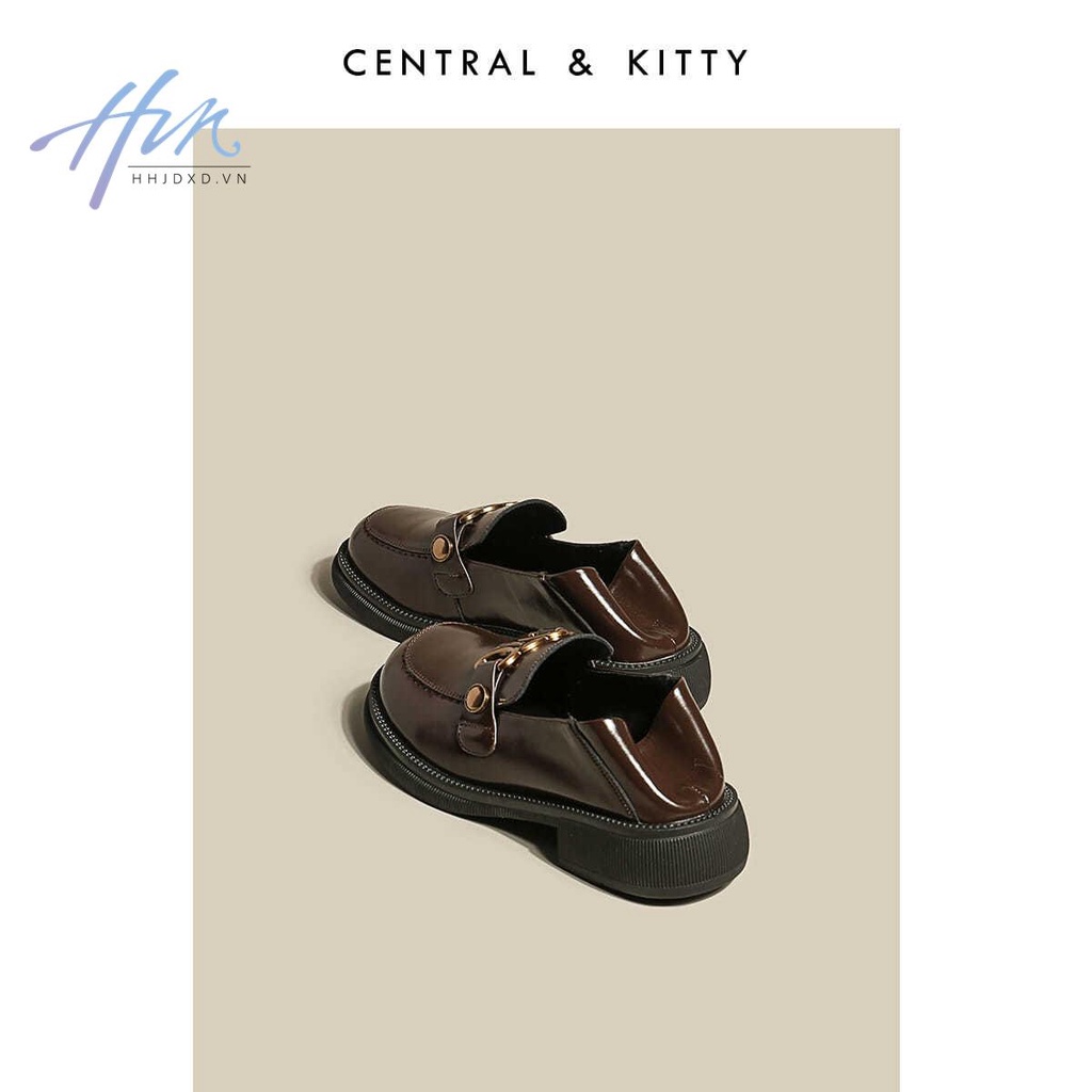 Giày Da Lót Nhung Dày Dặn Phong Cách Thời Trang Anh Quốc 2021 Dành Cho Nữ