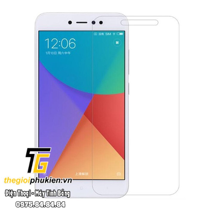 Tấm dán kính cường lực Xiaomi Redmi 5A hiệu Glass Pro - Không full màn hình