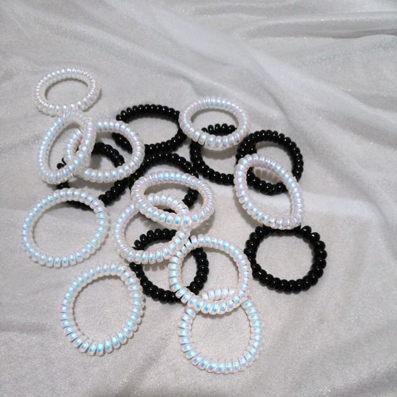 Dây cột tóc loxo phản quang.