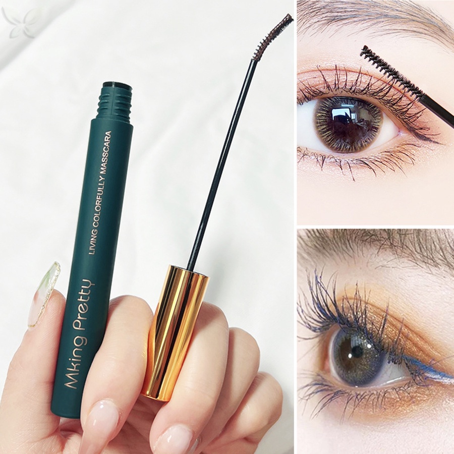Mascara Sợi Tơ Chuốt Mi Cong Dày Lâu Trôi Không Thấm Nước Và Mồ Hôi Chống Nhòe