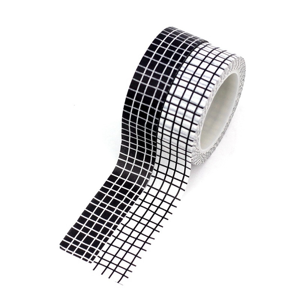 REBUY Great Japan Tapes Tape DIY Planner Black  White Useful Masking Adhesive 10M Japanese Paper/Multicolor