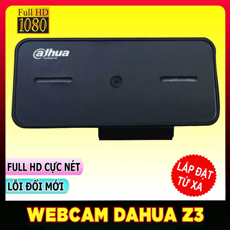 Webcam Dahua Z3 Siêu nét FullHD 1080P Có Sẵn Micro đàm thoại 2 chiều , Học và làm việc trực tuyến , Dễ Cài Đặt