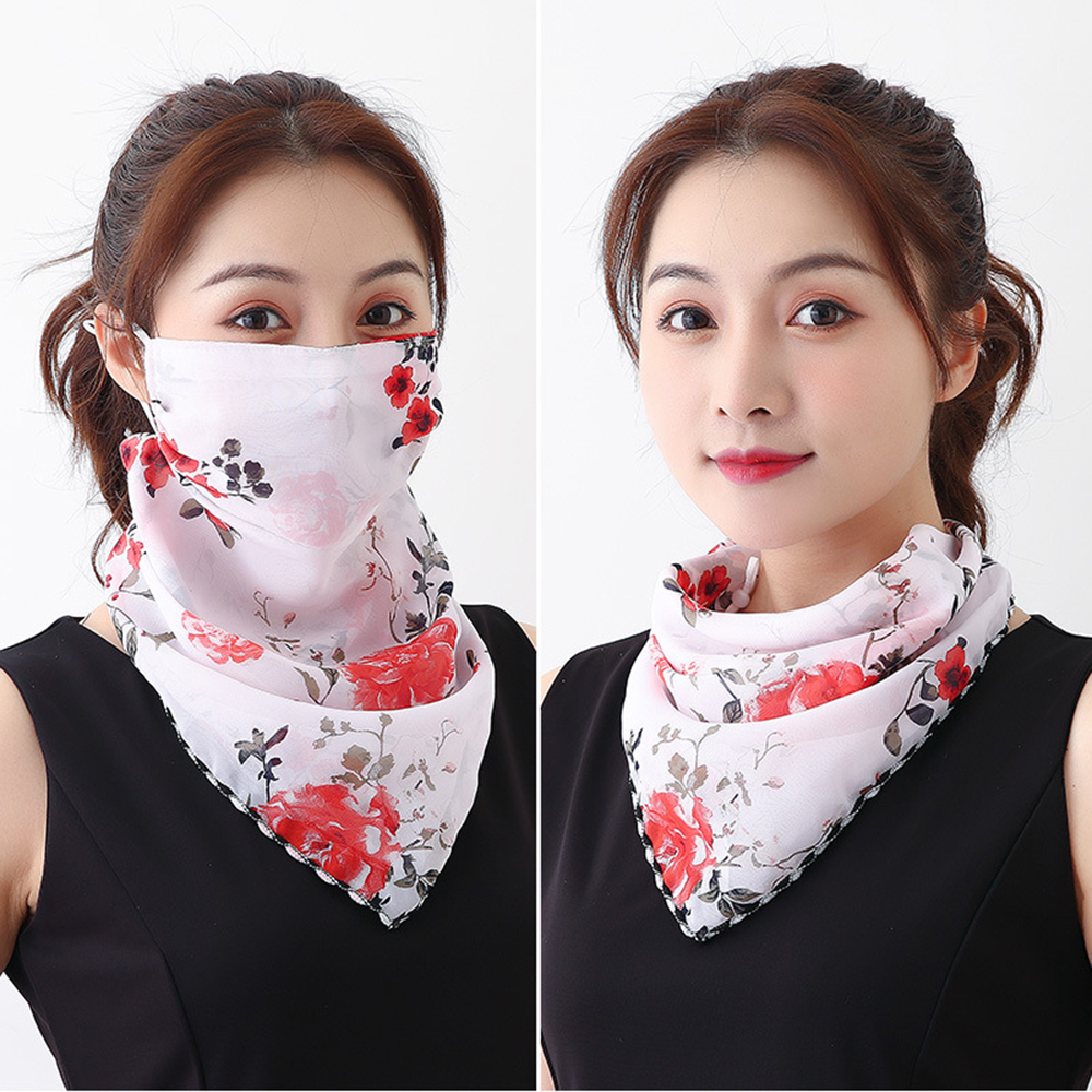 Khăn Choàng Cổ Chống Nắng In Hoa Thời Trang Cho Nữ | BigBuy360 - bigbuy360.vn