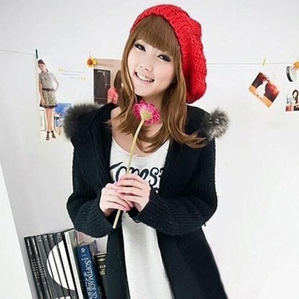BSUNS Mũ Len Beanie Nữ Giữ Ấm