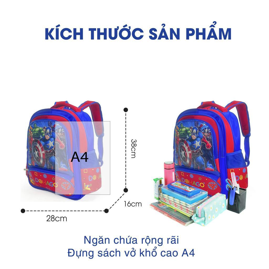 Balo Học Sinh Cấp 1 HINTAS Đệm Mút Êm Thoáng Khí Phù Hợp Bé Trai Bé Gái Lớp 2-5 - BLHS104