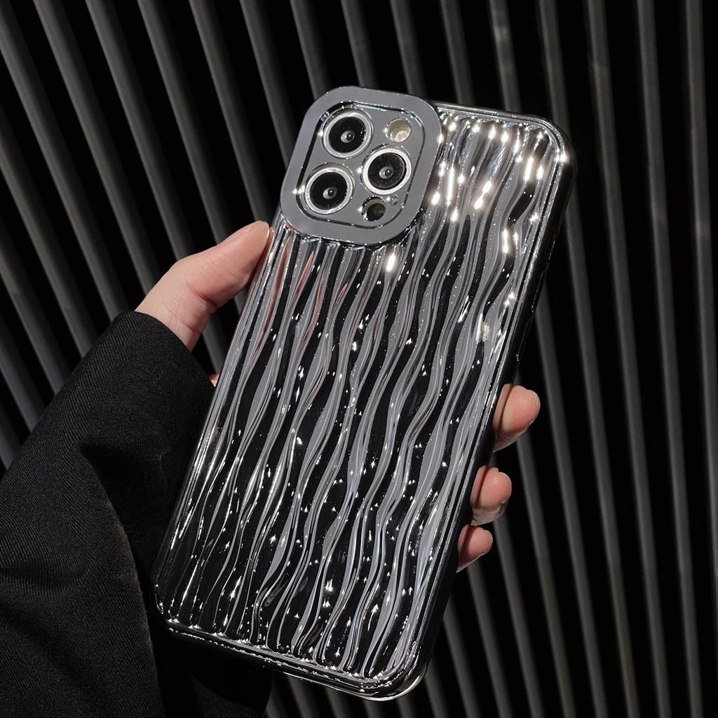 Ốp Điện Thoại silicone Mềm Chống Sốc In Họa Tiết Sóng Biển Cho iPhone 13 Pro MAX 11 12 Pro MAX X XS MAX XR