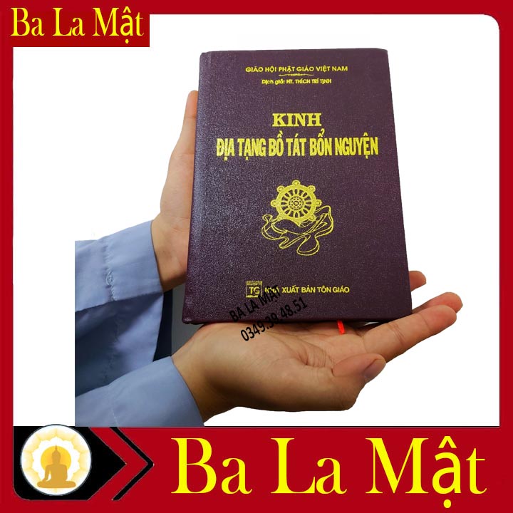 Sách - Kinh Địa Tạng Bồ Tát Bổn Nguyện Trọn Bộ Bìa Da