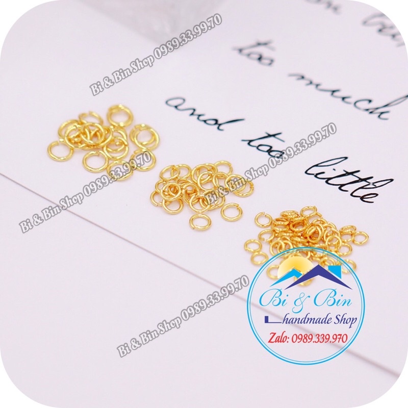Gói Khoen Tròn Đóng Làm Phụ Kiện Trang Sức Handmade