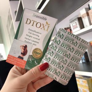 1 Vỉ Viên Uống Detox Cơ Thể Dtoxi Thái Lan