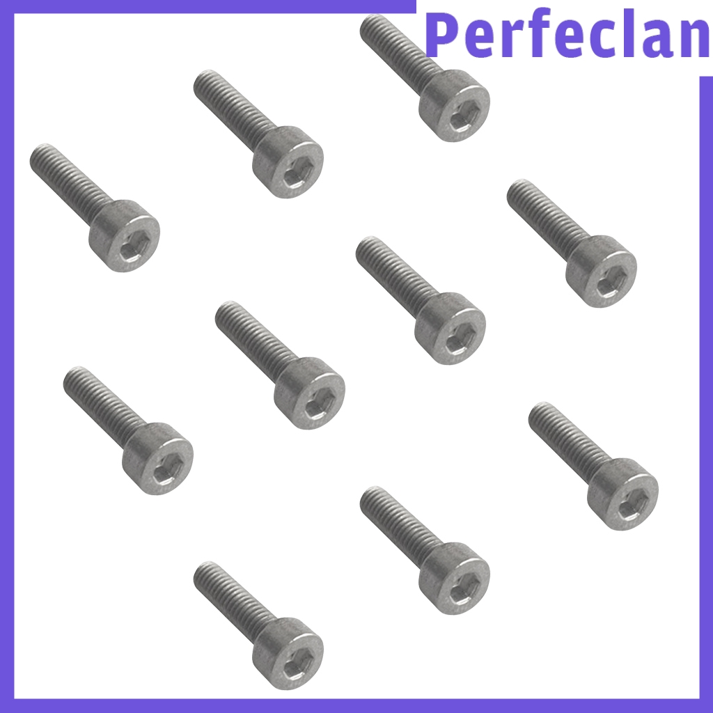 Set 10 Con Vít Lục Giác M3 / M4 Titan DIN912 Siêu Bền Tiện Dụng