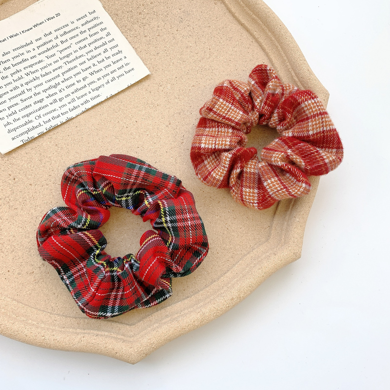 Dây buộc tóc màu trơn thiết kế đáng yêu ngọt ngào cho nữ