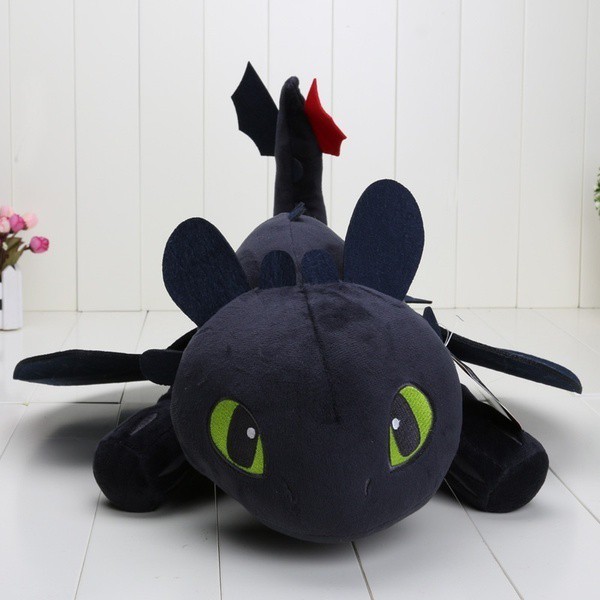 Thú nhồi bông rồng 35cm hình rồng toothless dễ thương