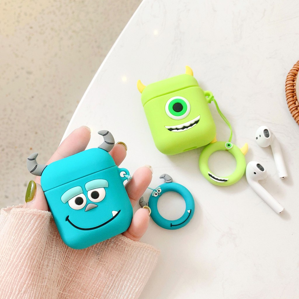 Vỏ bảo vệ bao đựng tai nghe case airpods 1, 2 chống va đập - Shin Case