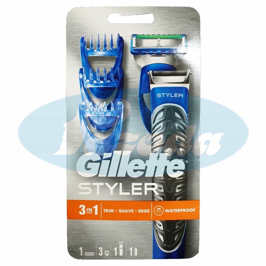 Máy cạo tỉa râu Gillette Styler 3 in 1 (Tông đơ cạo râu, cắt tóc, cạo đầu)