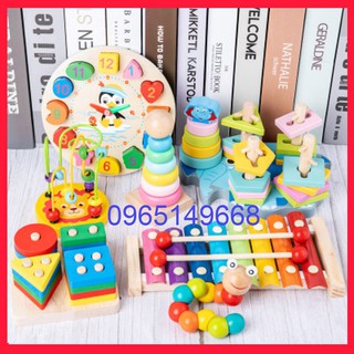 Bộ đồ chơi gỗ thông minh 7 món cho Bé (Rẻ Vô Địch)