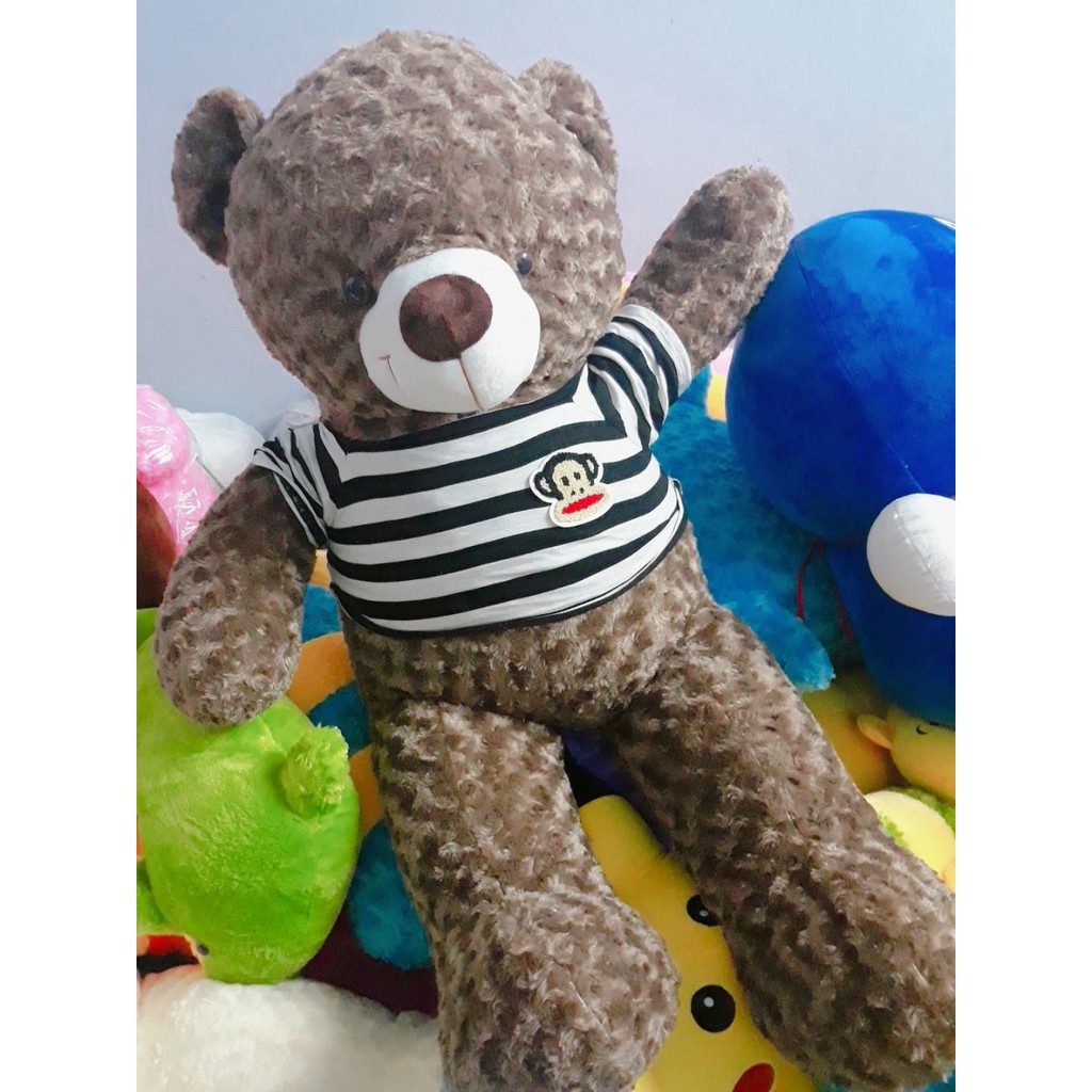 Angel'Shop - GẤU BÔNG TEDDY 1M2 (NÂU NHẠT NHƯ HÌNH)