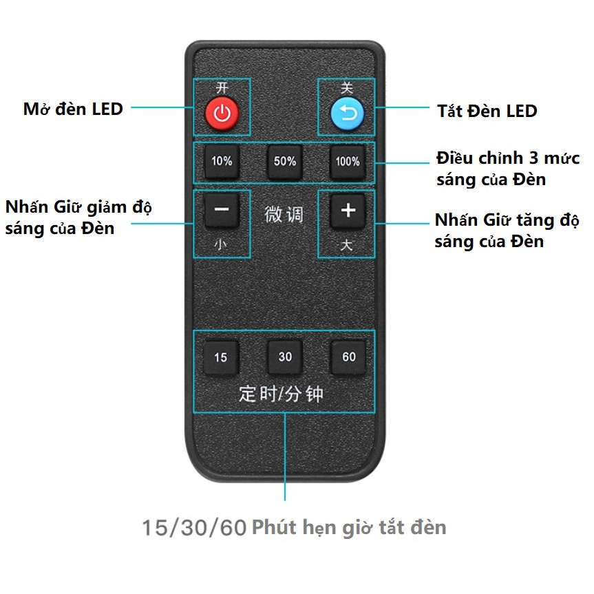 Ổ cắm điện thông minh nối dài kiêm đèn bàn LED có remote -dây nối dài 1.8 met