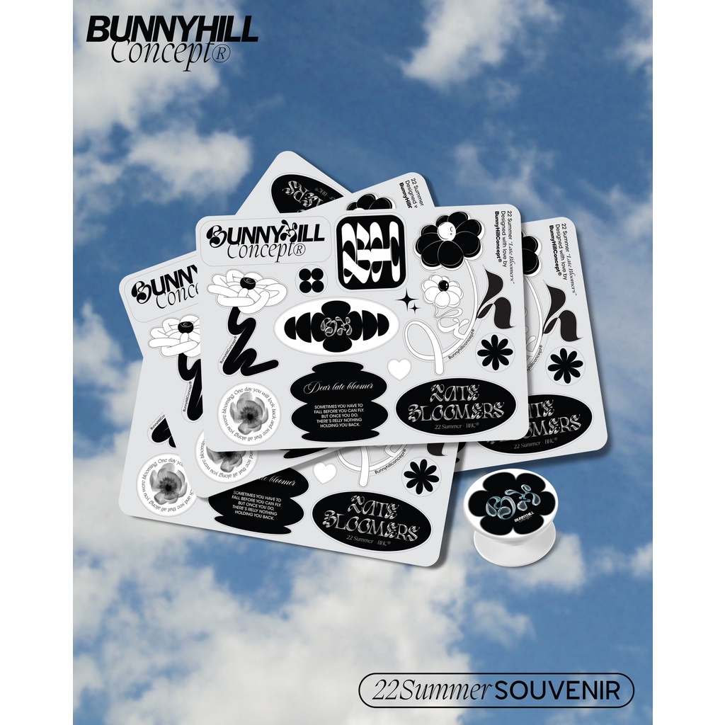 miếng dán, sticker bunnyhillconcept