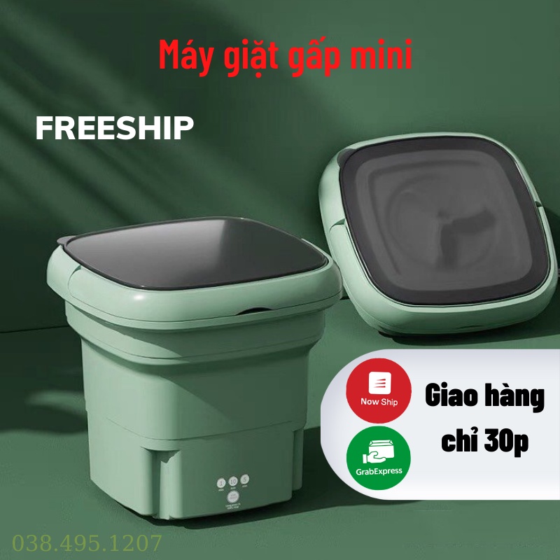 Máy Giặt Máy Giặt Tự Động Gấp Gọn Siêu Tiện Lợi Vắt Khô Hiện Đại Titan Store