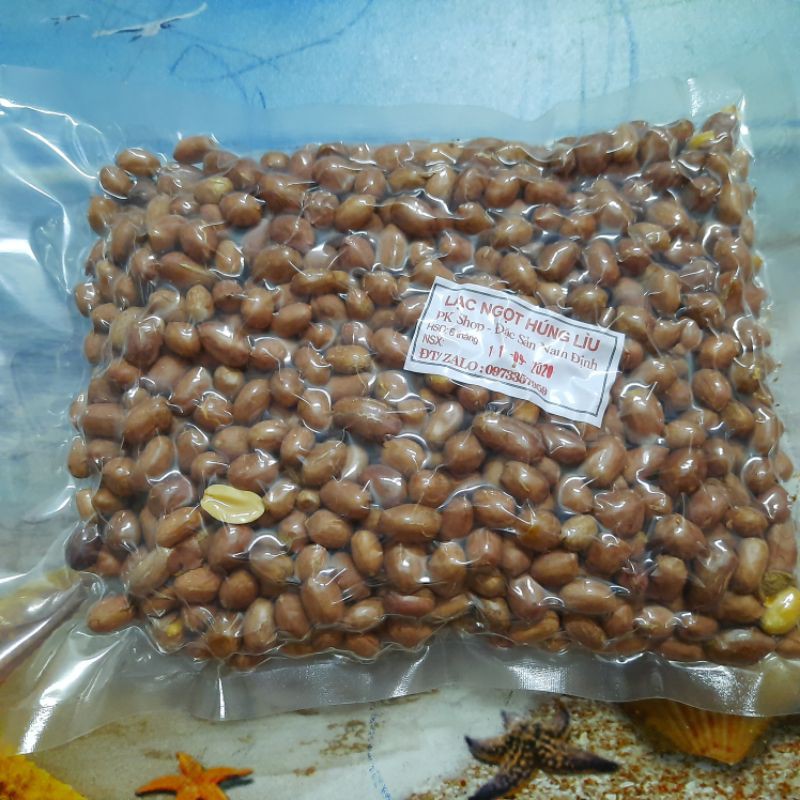 Lạc Húng Lìu 500g ❤️FREESHIP❤️ Thơm Ngon Đặc Biệt / Lạc Rang Húng Lìu Đặc Sản Nam Định Dễ Ăn Dễ Nhớ - Hàng Loại 1