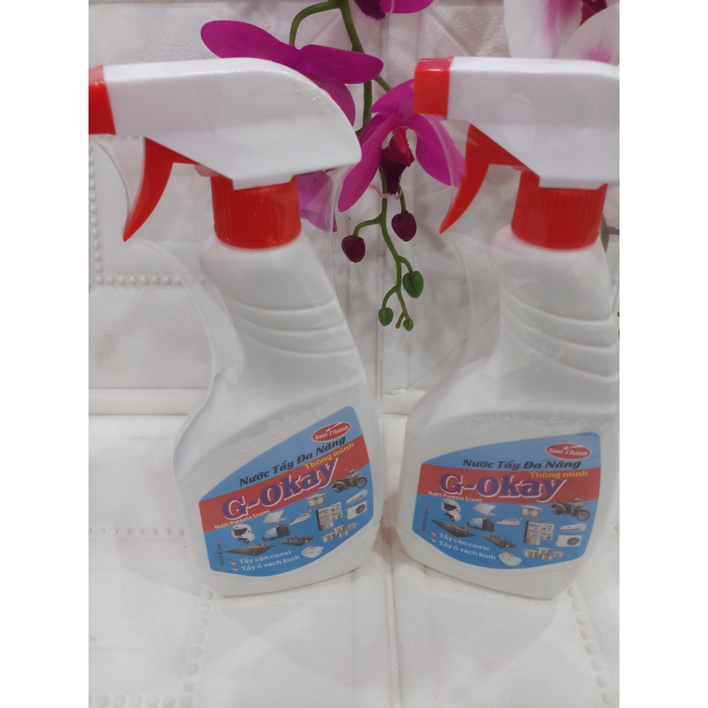 NƯỚC TẨY ĐA NĂNG 600ML BÌNH XỊT TIỆN LỢI SỬ DỤNG TRÊN NHIỀU BỀ MẶT