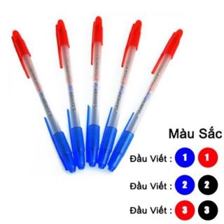Bút/ viết Thái Lan 2 đầu 2 màu tiện dụng