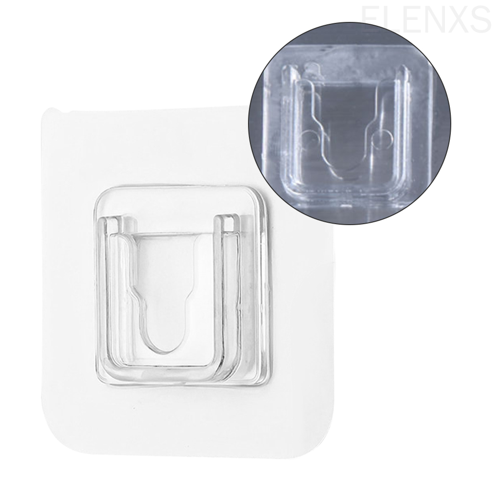 1/ 2 Cặp móc dán tường bằng nhựa chống thấm nước