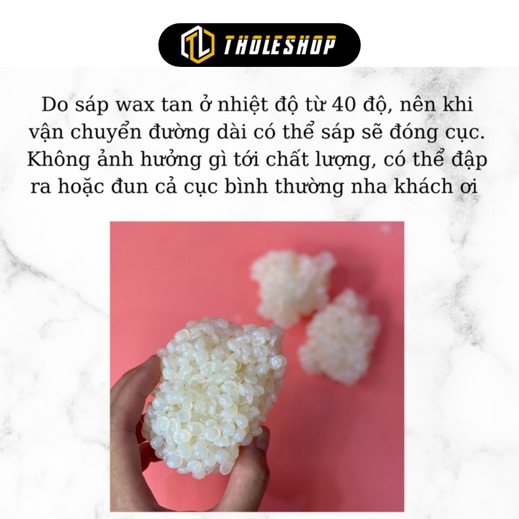 [SGD] Sáp Wax Lông Siêu Bám Lông Trong Suốt Starsoft Thơm Hoa Nhài Nhập Khẩu Gói 100g