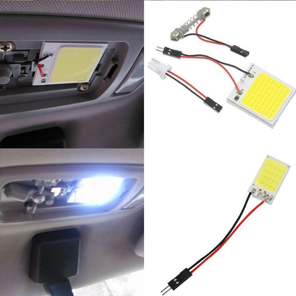 Bảng Đèn LED SMD COB T10 4W 12V P1V4 Ánh Sáng Trắng Dùng Để Trang Trí Nội Thất Ô Tô