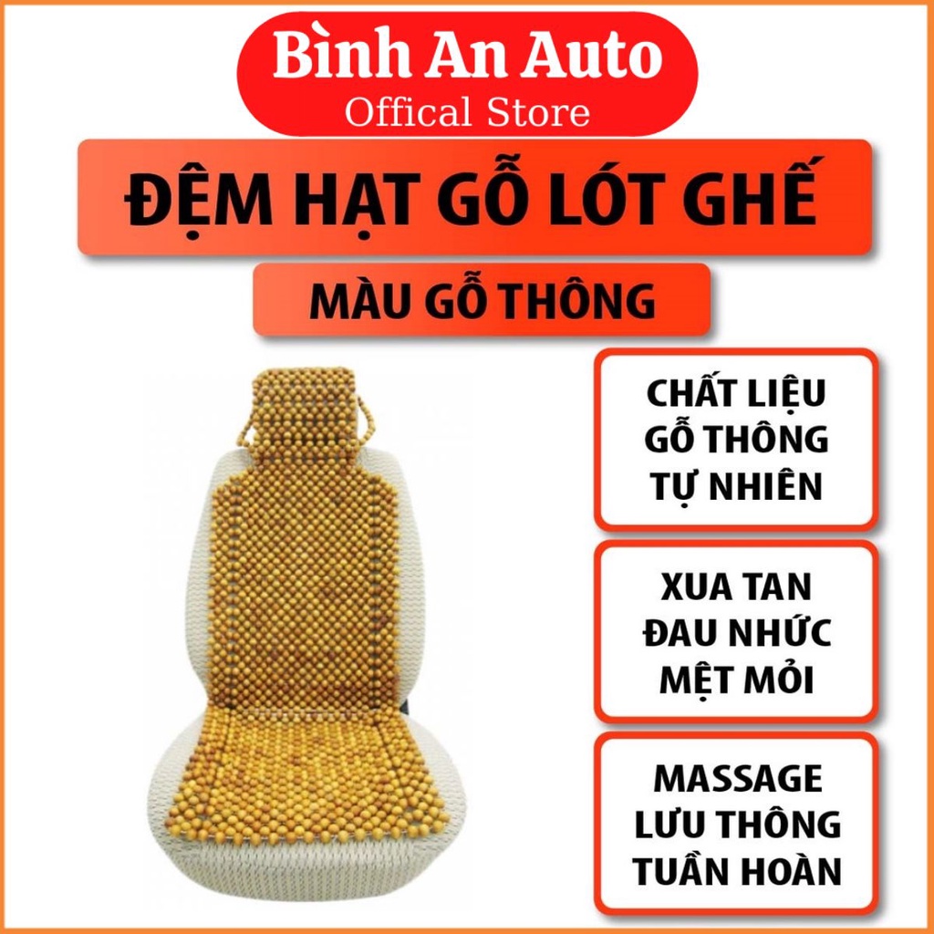 Lót ghế ô tô hạt gỗ thông, tựa lưng hạt gỗ, đệm ghế hạt gỗ, lót lưng ghế ô tô, lót ghế hạt gỗ, đệm hạt gỗ ô tô