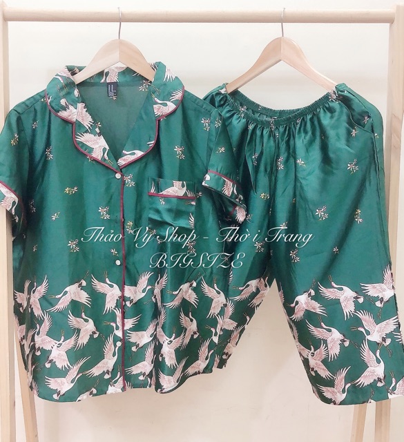 Đồ bộ pijama lụa satin BIGSIZE | BigBuy360 - bigbuy360.vn