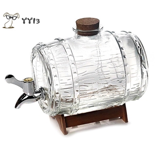 Bình Thủy Tinh Đựng Bia Có Vòi Nước I3Vn