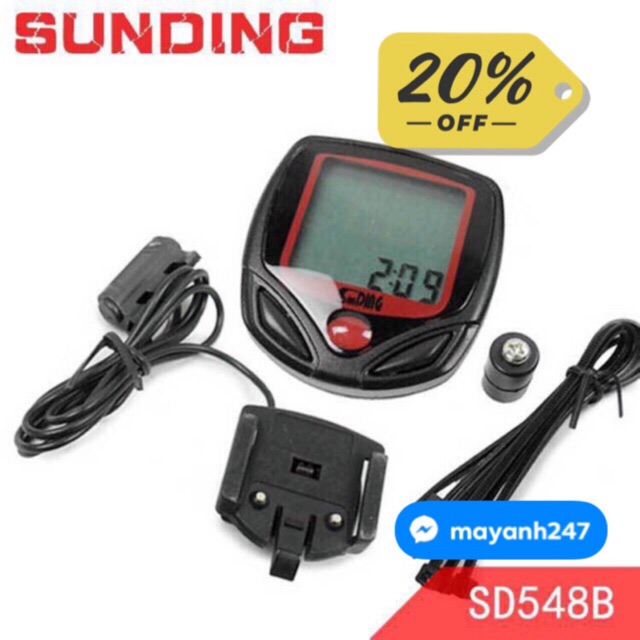 Đồng hồ đo tốc độ xe đạp SD-548B