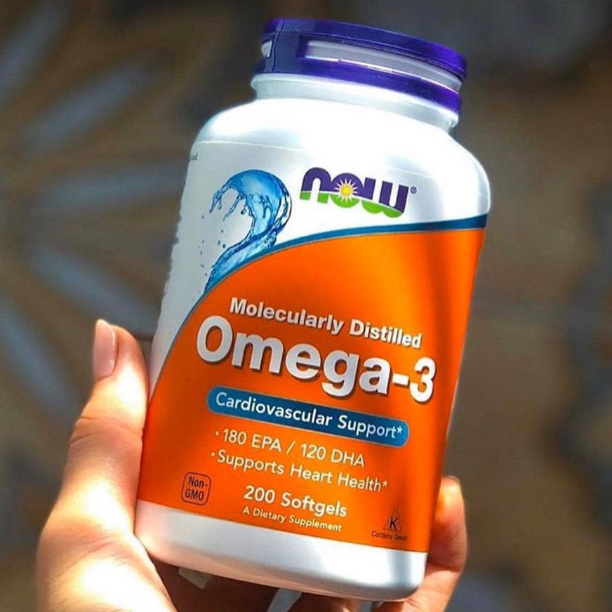 NOW OMEGA-3 - DẦU CÁ FISH OIL CHẤT LƯỢNG CAO CHÍNH HÃNG MỸ